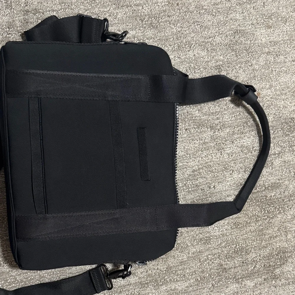 Dagne Dover Black Crossbody Laptop Bag